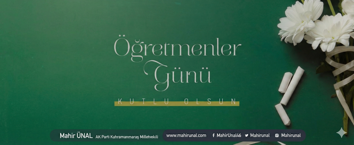 Mahir Ünal: Öğretmenlerin Toplumun Geleceğini Şekillendiren Etkisi