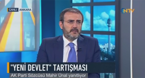 AK Parti Genel Başkan Yardımcısı ve Parti Sözcüsü Mahir Ünal, NTV' de gündemi değerlendirdi.