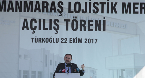 Ulaştırma Bakanımız Ahmet Arslan’la Türkiye'nin en büyük lojistik merkezini açtık. Kahramanmaraşımıza ve ülkemize hayırlı olsun.